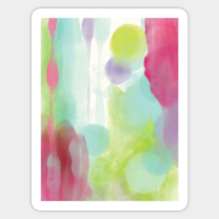 Abstract Art Summer Vibes Sticker